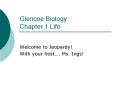 Glencoe Biology Chapter 1 Life PowerPoint PPT Presentation