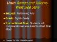 Unit: Romeo and Juliet vs. West Side Story PowerPoint PPT Presentation