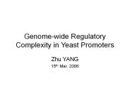 Genome-wide Regulatory Complexity in Yeast Promoters