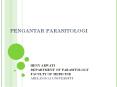 PENGANTAR PARASITOLOGI PowerPoint PPT Presentation