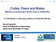 Codes, Peers and Mates Media processing meets future networks EU Workshop on thematic priorities in Networked Media PowerPoint PPT Presentation