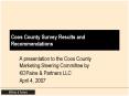 Coos County Survey Results and Recommendations PowerPoint PPT Presentation