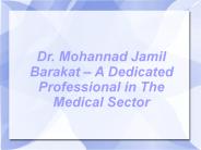 Dr. Mohannad Jamil Barakat