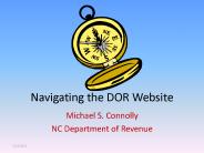 Navigating the DOR Website