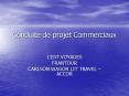 Conduite de projet Commerciaux PowerPoint PPT Presentation