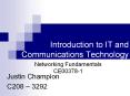Introduction to IT and Communications Technology PowerPoint PPT Presentation