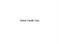 Health Tips For Winter PowerPoint PPT Presentation