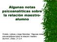 Algunas notas psicoanal PowerPoint PPT Presentation