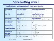 Samenvatting week 9