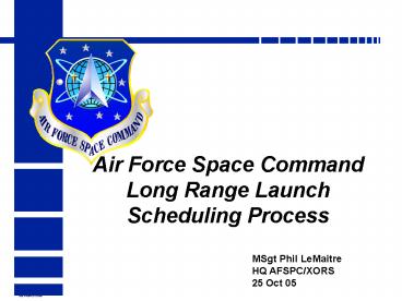 Air Force Space Command
