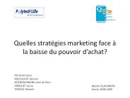 Quelles strat