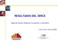 RESULTADOS DEL SERCE PowerPoint PPT Presentation