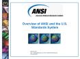 Overview of ANSI and the U.S. Standards System PowerPoint PPT Presentation