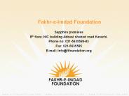 Fakhr-e-Imdad Foundation