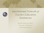 International Network of Teacher-Education Institutions