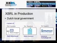 XBRL in Production