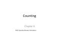 Counting PowerPoint PPT Presentation