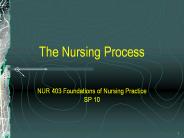 The Nursing Process