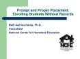 Prompt and Proper Placement: Enrolling Students Without Records PowerPoint PPT Presentation