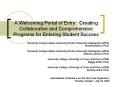 A Welcoming Portal of Entry: Creating Collaborative and Comprehensive Programs for Entering Student Success PowerPoint PPT Presentation