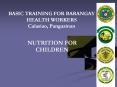 Nutrition for Children PowerPoint PPT Presentation