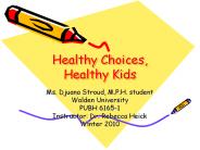 Healthy Choices, Healthy Kids
