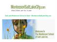 Montessori School of Salt Lake Inc PowerPoint PPT Presentation