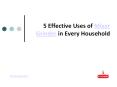 5 Effective Uses of Mixer Grinder in Every Household PowerPoint PPT Presentation