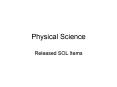 Physical Science PowerPoint PPT Presentation