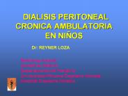 DIALISIS PERITONEAL CRONICA AMBULATORIA EN NI