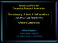 Remarks before the Computing Research Association The Adequacy of the U.S. S PowerPoint PPT Presentation