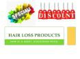 Nanogen offers a 20-25% discount on all hair loss products