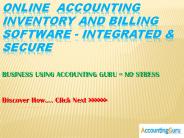 Online Inventory, Billing Software and Cloud Accounting Software