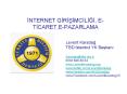 INTERNET GIRISIMCILIGI, E-TICARET,E-PAZARLAMA PowerPoint PPT Presentation
