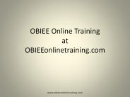 OBIEE Online Training with Placement Assitance