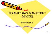 PERANTI MASUKAN (INPUT DEVICE)