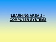 LEARNING AREA 2 