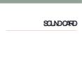 Sound card PowerPoint PPT Presentation