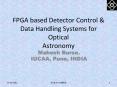 FPGA based Detector Control PowerPoint PPT Presentation