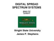 DIGITAL SPREAD SPECTRUM SYSTEMS