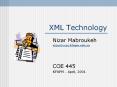XML Technology PowerPoint PPT Presentation