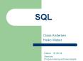 SQL PowerPoint PPT Presentation