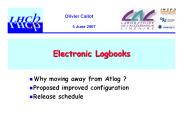 Electronic Logbooks