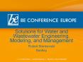 Solutions for Water and Wastewater Engineering, Modeling, and Management PowerPoint PPT Presentation