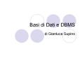 Basi di Dati e DBMS PowerPoint PPT Presentation