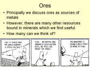Ores