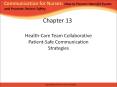 Health-Care Team Collaborative Patient-Safe Communication Strategies PowerPoint PPT Presentation