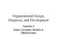 Organizational Design, Diagnosis, and Development PowerPoint PPT Presentation