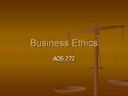 Business Ethics