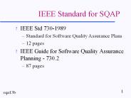 IEEE Standard for SQAP
